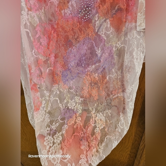 Brittany Black 1x  Flower Print Shirt - Picture 3 of 12